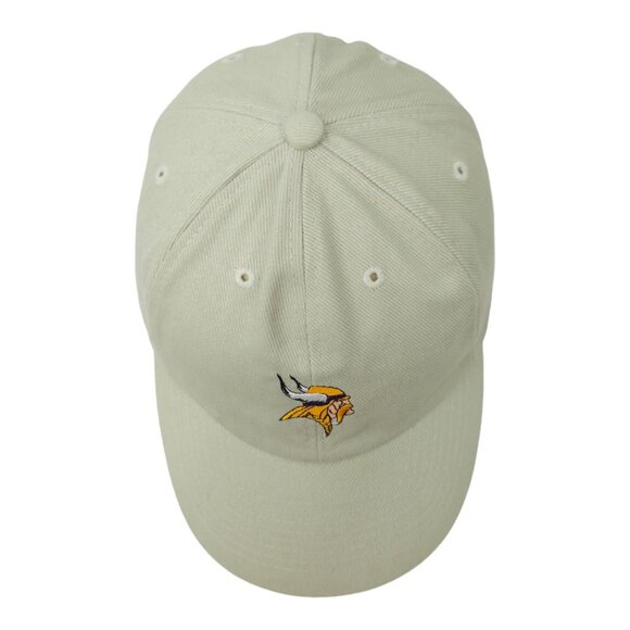 NFL Minnesota Vikings Football Adjustable Size Strapback Cap Baseball Hat Khaki - Picture 6 of 13